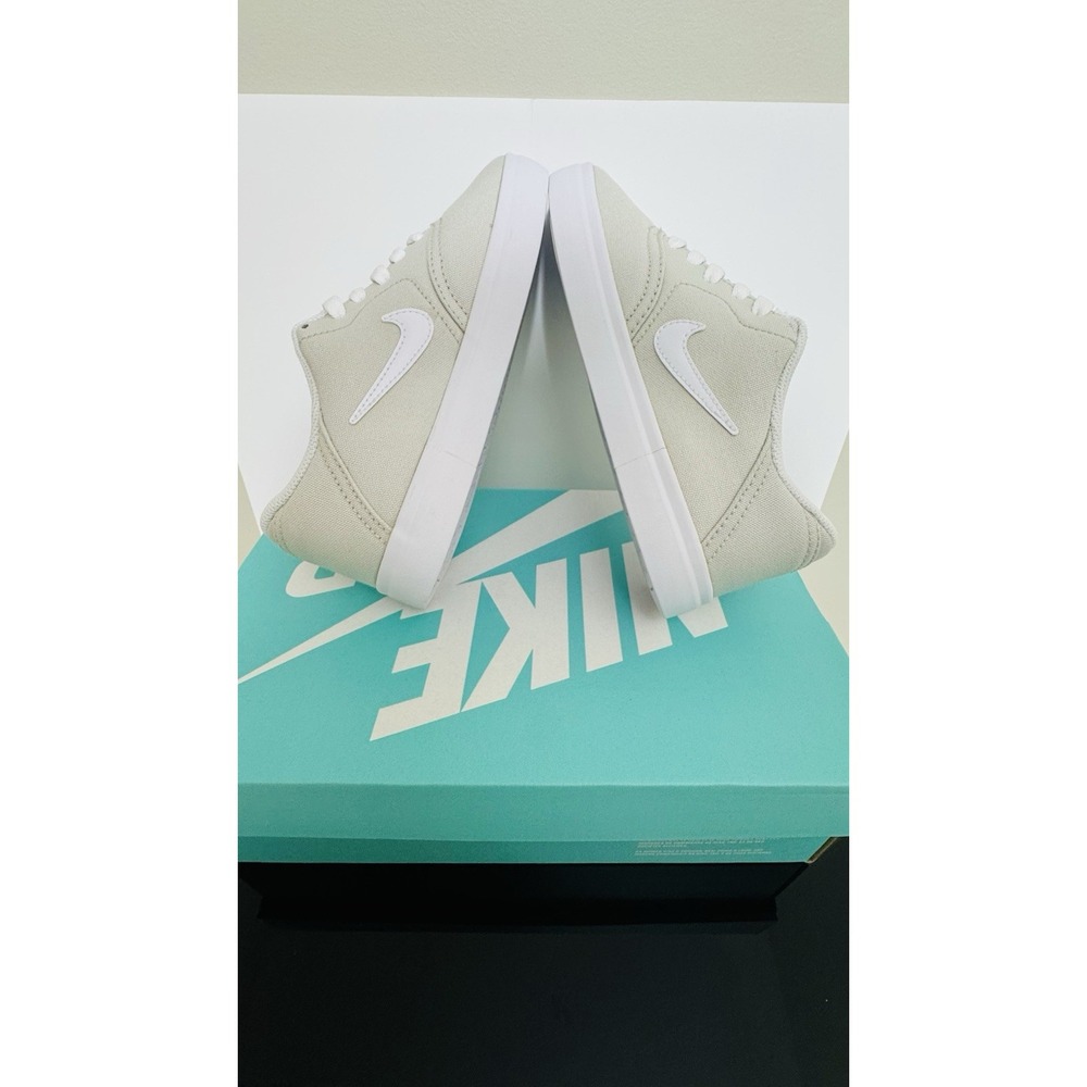 Nike SB Check Canvas Light Bone‎ White 905373-002 Size 4Y / Women's 5.5 Skate - Picture 5 of 8